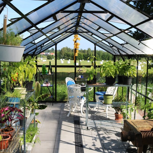 Glasväxthus 17,5 m² | 5 års stormgaranti | 4mm säkerhetsglas Glasväxthus 17,5 m² | 5 års stormgaranti | 4mm säkerhetsglas