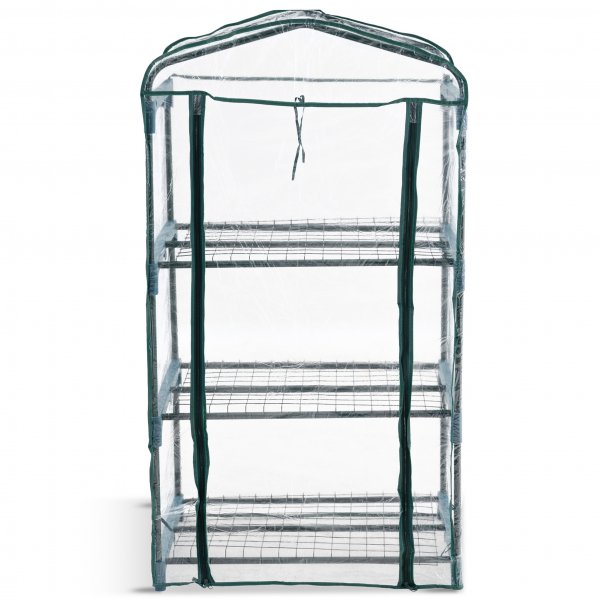 Miniväxthus 0,3m² | Stålram med plastöverdrag Miniväxthus 0,3m² | Stålram med plastöverdrag