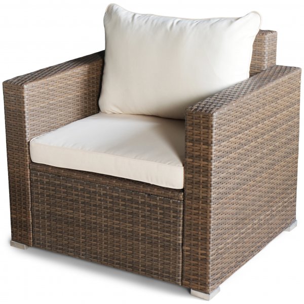 Loungegrupp utemöbler | Brun konstrotting | Huvudskär Loungegrupp utemöbler | Brun konstrotting | Huvudskär