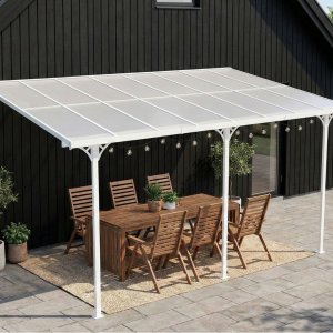 Altantak 5x3 m | Kanalplast / Aluminium| Robust design | Vit Altantak 5x3 m | Kanalplast / Aluminium| Robust design | Vit