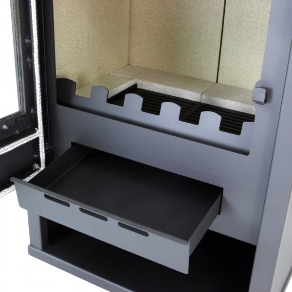 Braskamin 15kW | Verkningsgrad 77% | Laitila