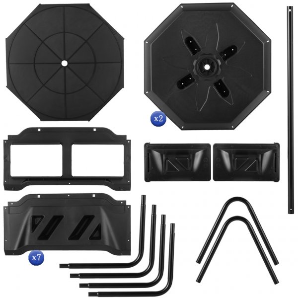 Roterande varmkompost / komposttrumma 160 liter