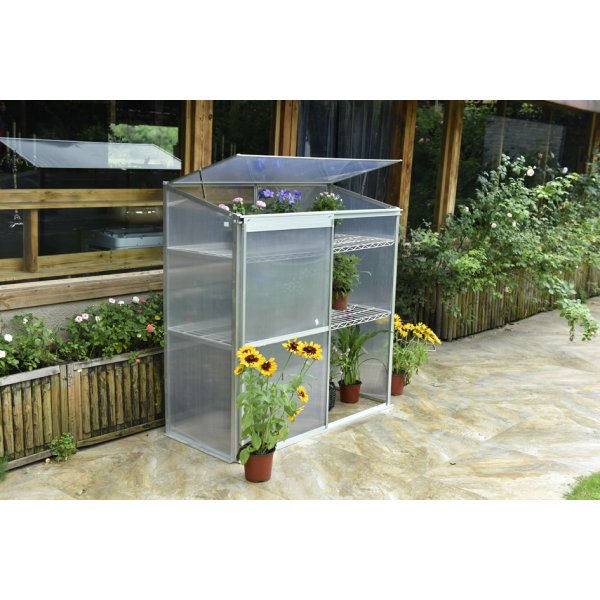 Växthus för balkong | Kanalplast | Aluminiumram Växthus för balkong | Kanalplast | Aluminiumram