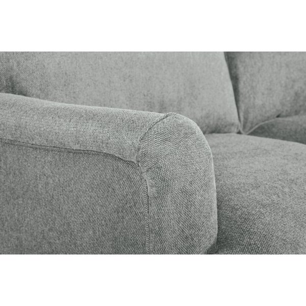 Howardsoffa 3-sits | Sv�ngd design, pocketfj�drar & avtagbar kl�dsel | Gr�