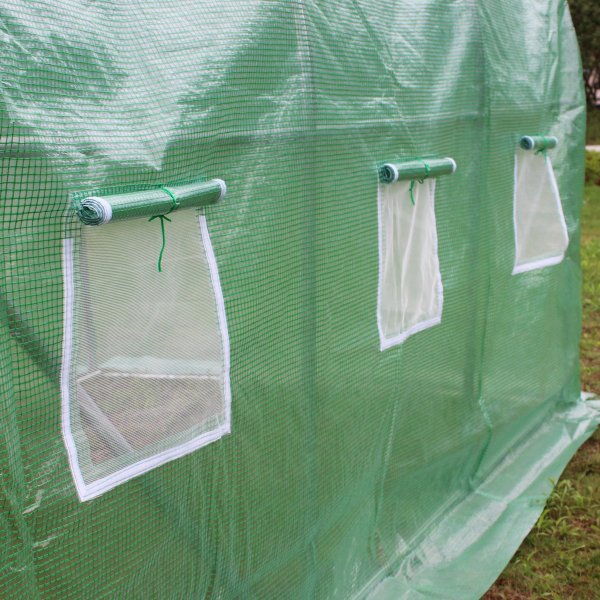 Tunnelväxthus 6m² | Stålram med PE-plastöverdrag Tunnelväxthus 6m² | Stålram med PE-plastöverdrag