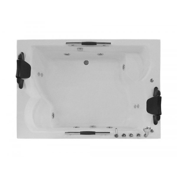 Bubbelbadkar Augustus | 182x129x52cm | Höger | Två personer Bubbelbadkar Augustus | 182x129x52cm | Höger | Två personer