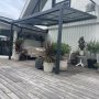 Slide roof veranda 3,9 x 3m | Skjutbart altantak | Kanalplast / Aluminium