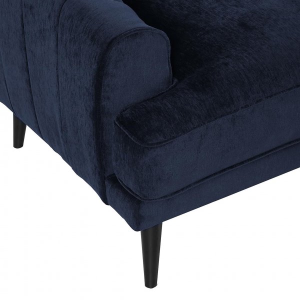 Elegant textilfåtölj | Mörkblå | Celeste Elegant textilfåtölj | Mörkblå | Celeste