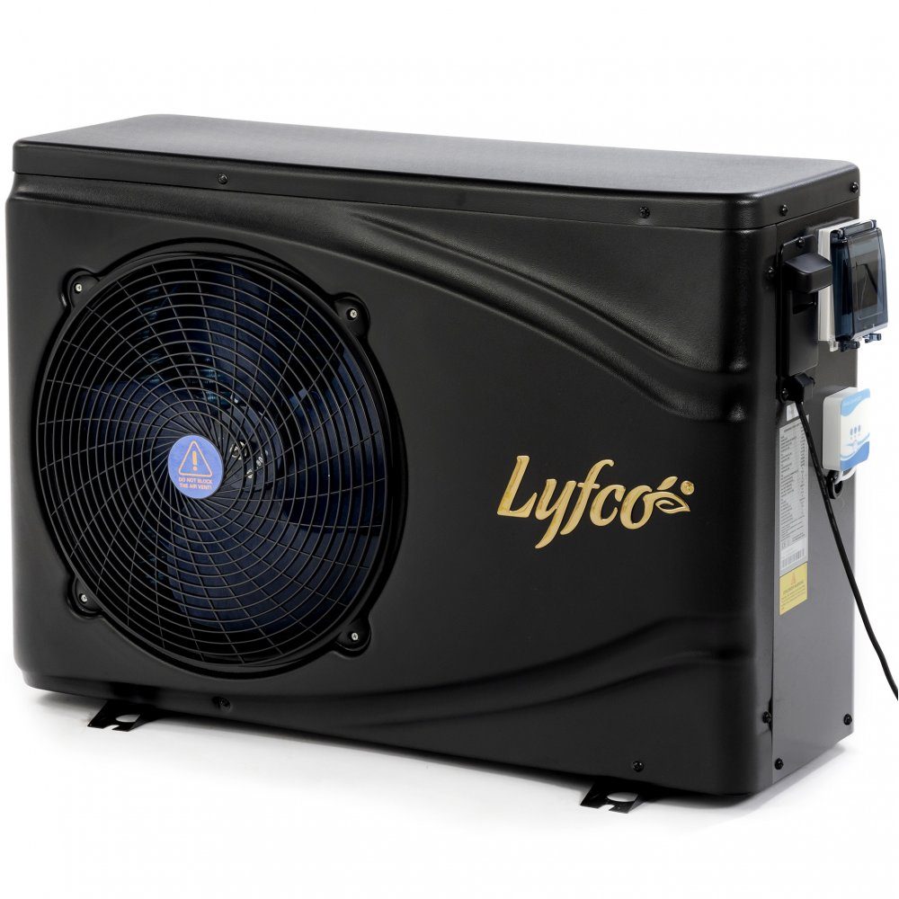 Lyfco Poolvärmepump 9,7kW Pro Inverter  WiFi  Titanium  För pooler upp till 45m³.