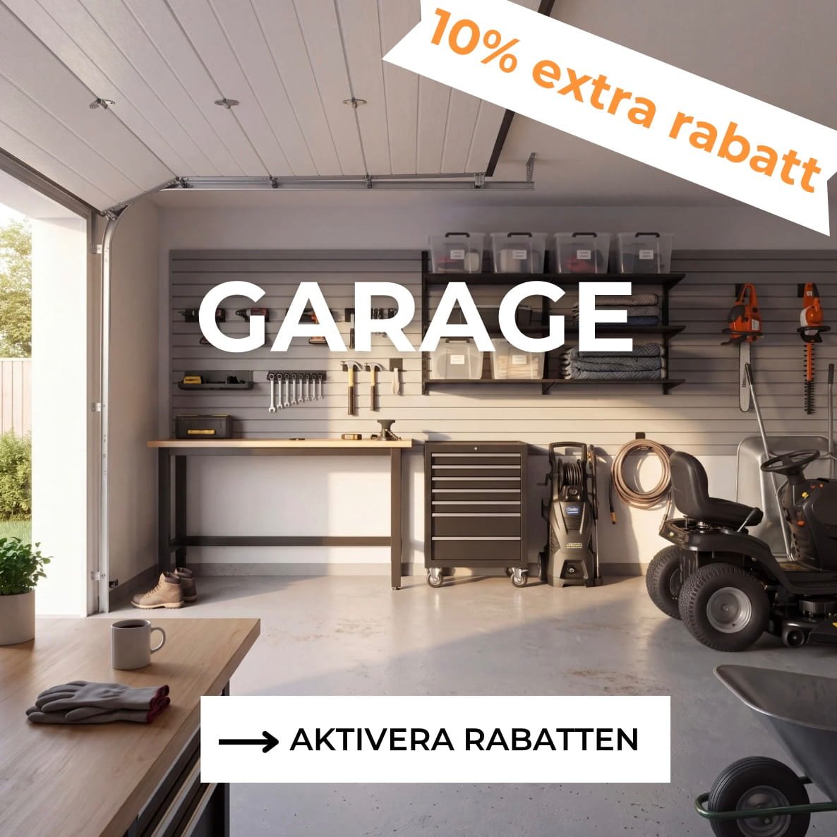 Garage 10% Garage 10%