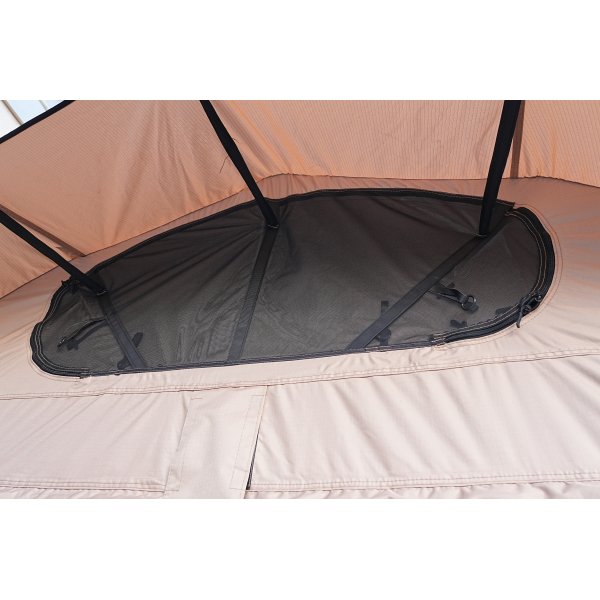 Takt�lt Softshell 240�160 cm | 10 000 mm vattent�tt | Madrass & stege ing�r | Trekkrunner