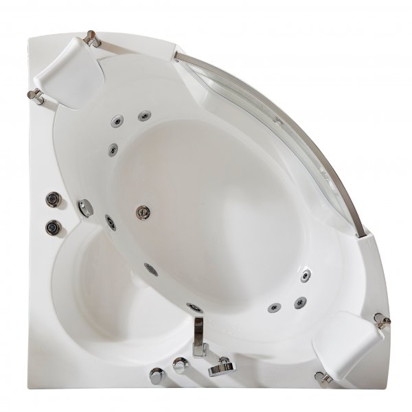 Bubbelbadkar med glasfront & värmare 140x140cm | BK-006V Bubbelbadkar med glasfront & värmare 140x140cm | BK-006V