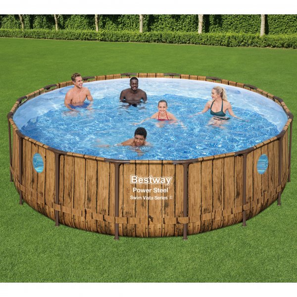 Bestway pool ovan mark �4,88m | Power Steel Swim Vista II (56725)