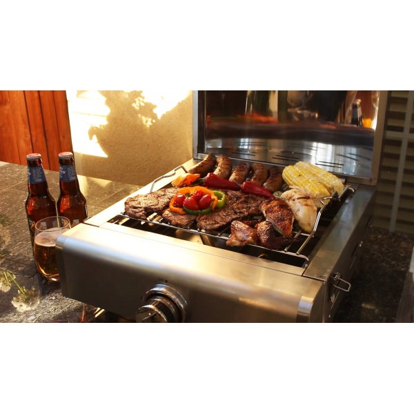 Portabel gasolgrill | Helt rostfri | Hampton Portabel gasolgrill | Helt rostfri | Hampton