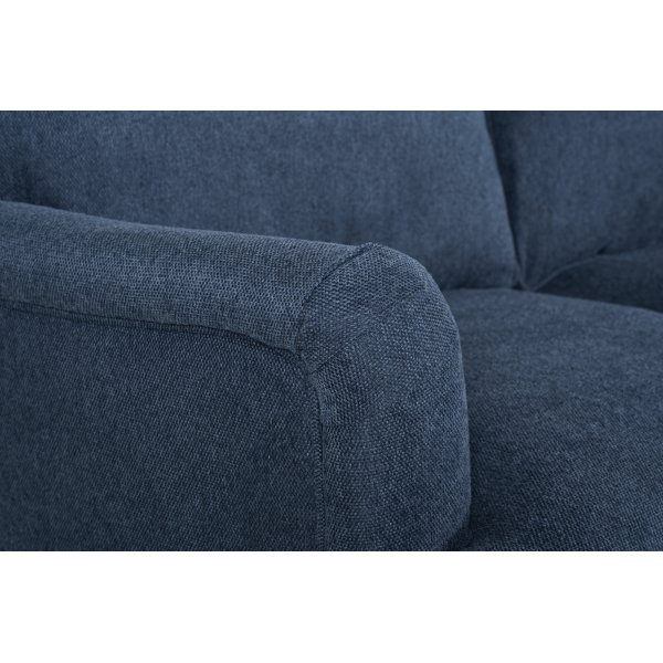 Howardsoffa 3-sits | Svängd design, kallskum & avtagbar klädsel | Watford Deluxe Mörkblå Howardsoffa 3-sits | Svängd design, kallskum & avtagbar klädsel | Watford Deluxe Mörkblå