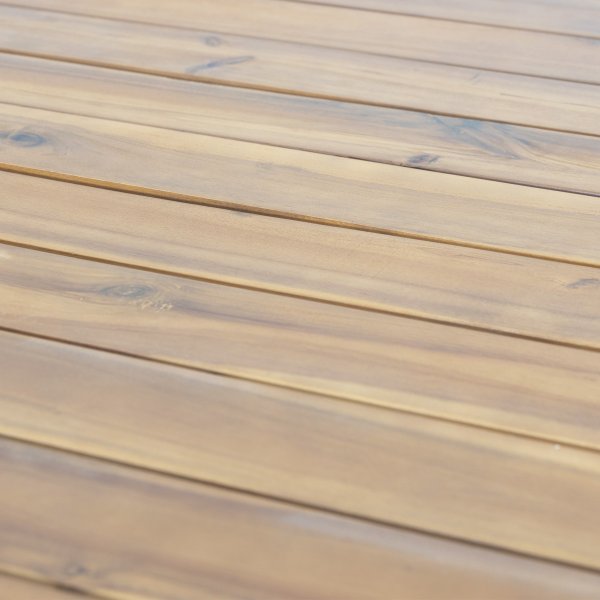 Bord med bnkar | Utomhusmbelset | Acacia | 4 sittplatser | Lyfco ja