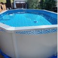 Kundbild Ovanmarkpool Bestway Hydrium Oval, Ljusblå - 5 x 3,6 m (56586): En bra och stabil och snygg...