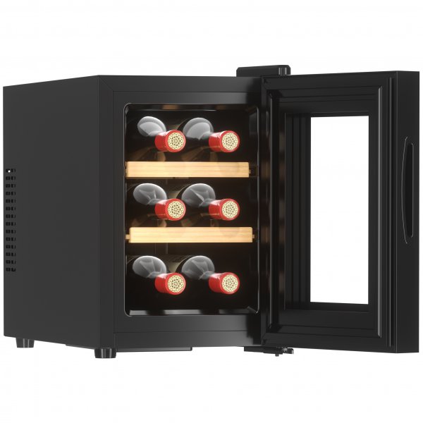 Liten vinkyl 6 flaskor | Extra tystgående | LED-belysning | 26,5cm smal Liten vinkyl 6 flaskor | Extra tystgående | LED-belysning | 26,5cm smal