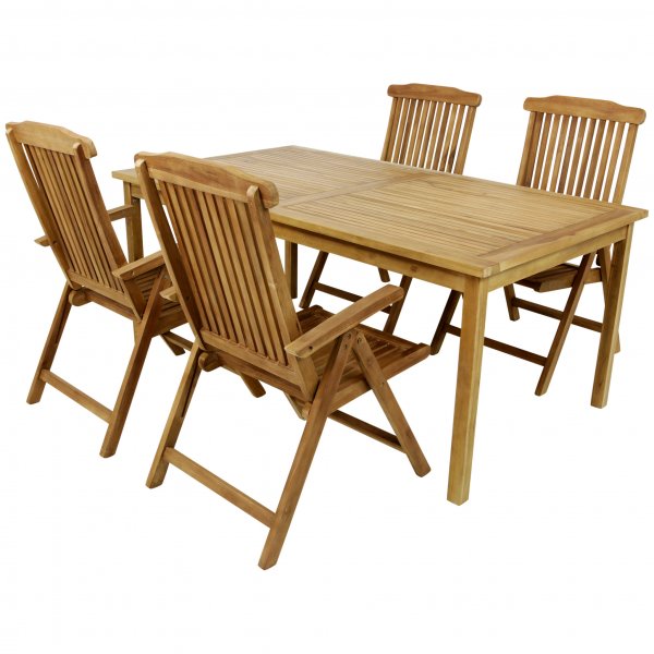 Trädgårdsmöbler 4 positionsstolar | Teak | Lyfco Visby Trädgårdsmöbler 4 positionsstolar | Teak | Lyfco Visby