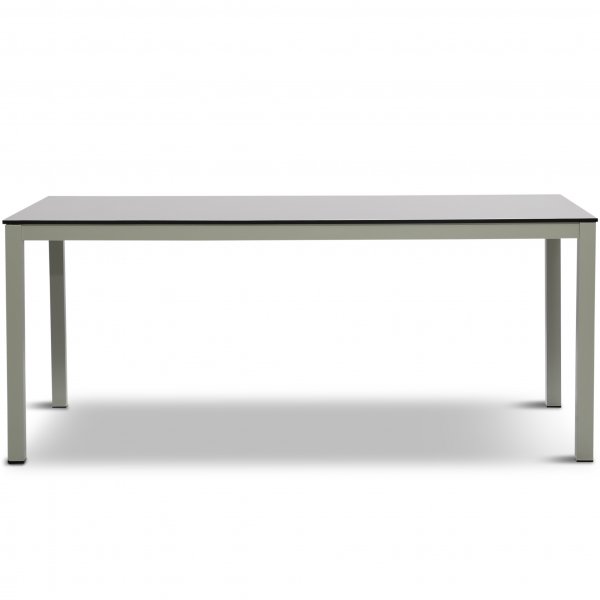 Underh�llsfritt matbord i h�gtryckslaminat och aluminium - 180cm