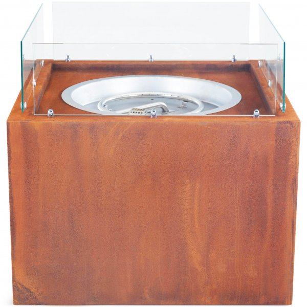 Gasoldriven eldstad i cortenstl | Fr utomhusmilj | Vilhelmina