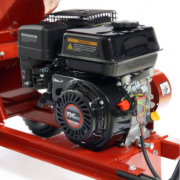 Kompostkvarn / Flismaskin 6,5 Hk | Bensindriven Loncinmotor