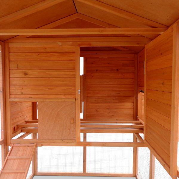 Hönshus med hönsgård | Lättstädat | Färdig byggsats | 1,9x1,7x1,6m Hönshus med hönsgård | Lättstädat | Färdig byggsats | 1,9x1,7x1,6m