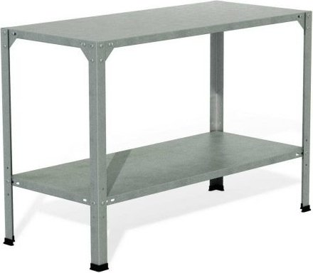 Vxthusbord med 2 hyllplan  Stilrent och lttplacerat odlingsbord 1155080 cm