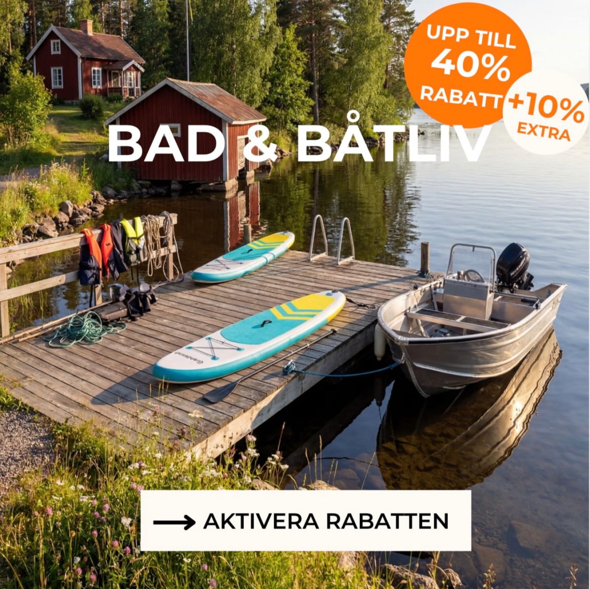 Bad & båt 10% Bad & båt 10%