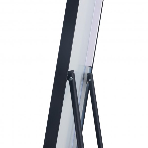 Smal helkroppsspegel 35x170 cm | Golvst�ende | Svart ram