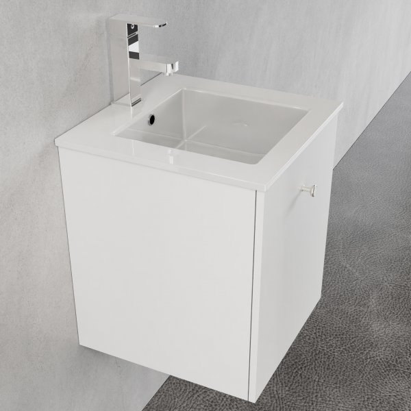 Liten kommod 40cm | Nedsänkt handfat | Vilmer vit Liten kommod 40cm | Nedsänkt handfat | Vilmer vit