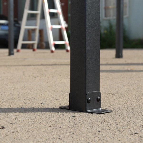 Altantak 4�3 m | St�l och aluminium konstruktion med polykarbonat | Gr�