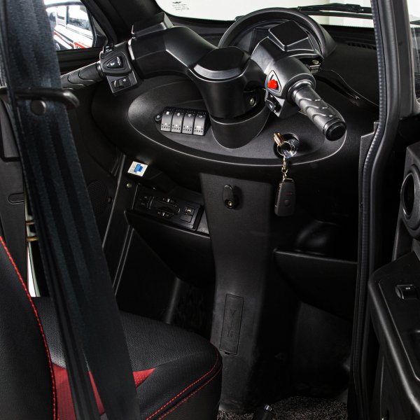 Elmopedbil trehjulig 2000W | Klass 1 | 45 km/tim | R�d