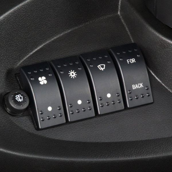 Elmopedbil trehjulig 2000W | Klass 1 | 45 km/tim | R�d