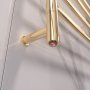 Stor elektrisk handdukstork 63x55x12,5cm | 9007 | Guld