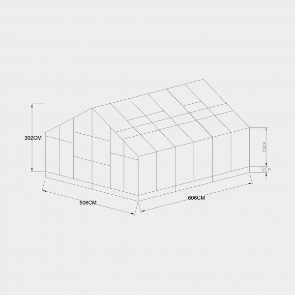 Extra brett premium glasvxthus 31m | Stormgaranti och skerhetsglas