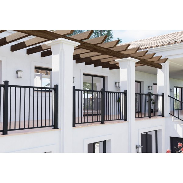 Altanstaket 180x100 cm | Pulverlackerad och robust design | Passar till Aurelius/Linius