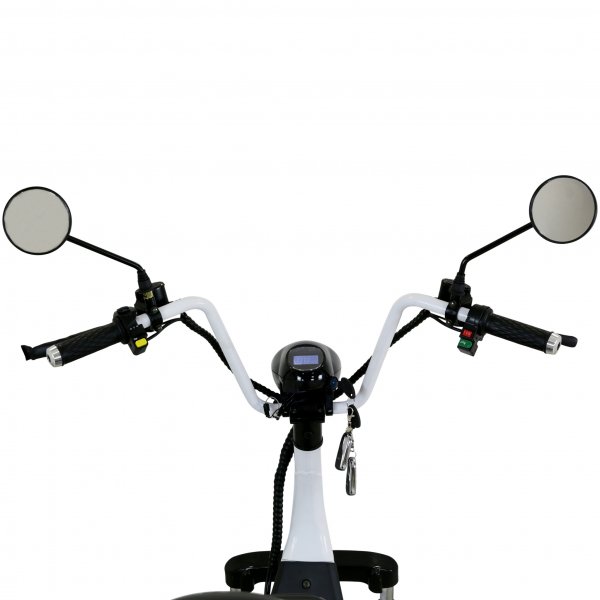 Fatscooter 2000W - LG litiumbatteri - Vit