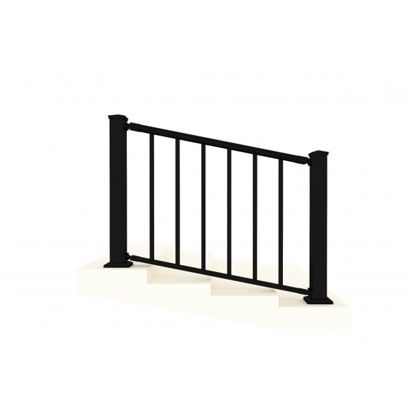 Altanstaket 100x100 cm | Pulverlackerad och robust design | Passar till Aurelius/Linius