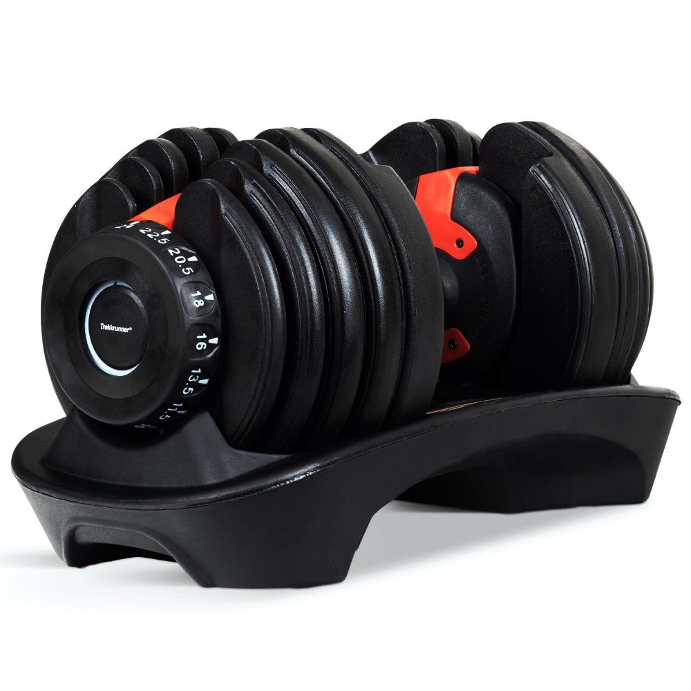 Justerbar hantel 2,5-24kg 15 viktniv&aring;er Trekkrunner Justerbar hantel 24 kg