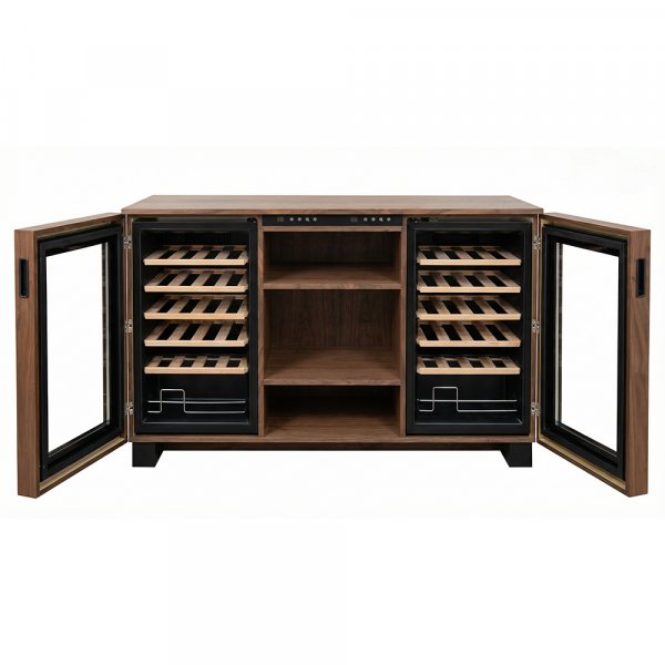 Vinsk�p Twin | Dubbla vinkylar, 2 temperaturzoner | 24 flaskor | M�rkt tr�