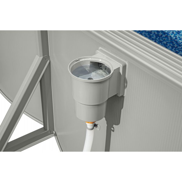 Bestway Stlvggspool Oval 5x3,6 m (56586)