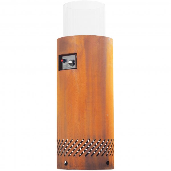 Gasoldriven eldstad i cortenstål | För utomhusmiljö | Fredrika Gasoldriven eldstad i cortenstål | För utomhusmiljö | Fredrika