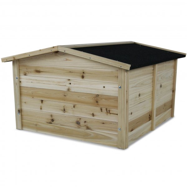 Hus/garage till robotgrsklippare - 87x80cm