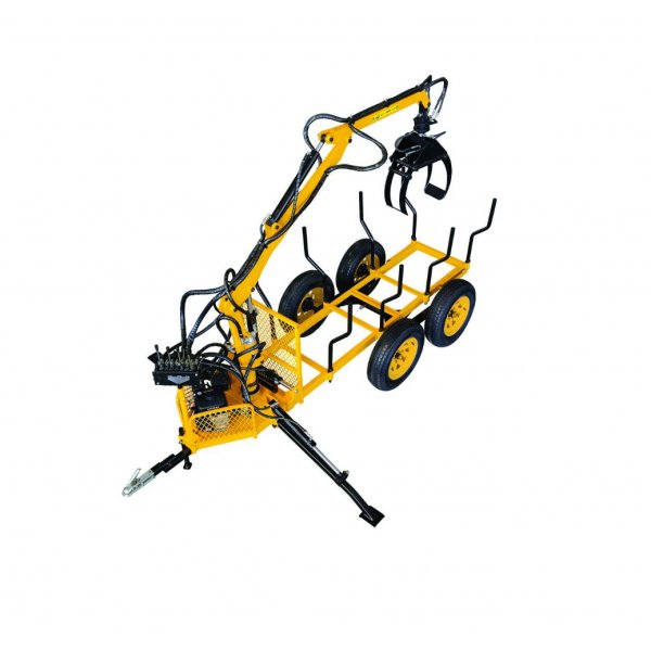 Vedsläp med lyftkran | Max. lyftkapacitet 300 kg | Räckvidd upp till 2,7m Vedsläp med lyftkran | Max. lyftkapacitet 300 kg | Räckvidd upp till 2,7m