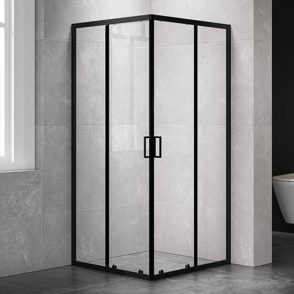 Duschhörna med skjutdörrar | 6mm säkerhetsglas | Modern design Duschhörna med skjutdörrar | 6mm säkerhetsglas | Modern design