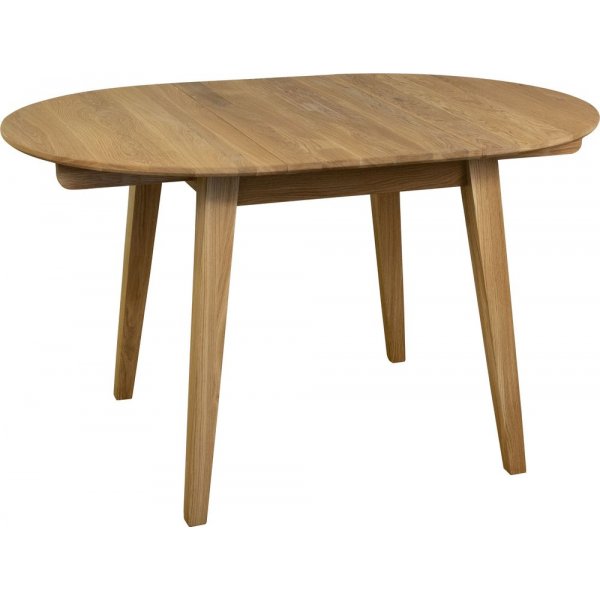 Matbord Ø90–130 cm | Utdragbart, oljad ek & oval design | Genova Matbord Ø90–130 cm | Utdragbart, oljad ek & oval design | Genova