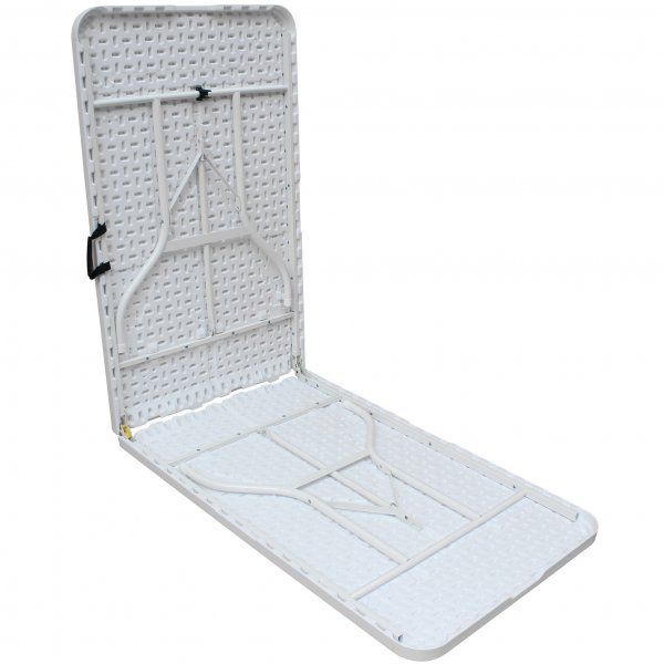 Hopf�llbart bord | Extra l�ngt | 244x76cm | Vit