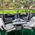Kundbild Caféset för balkong i konstrotting | Lyfco Mölle: Balkongmöblerna är riktigt fina...
