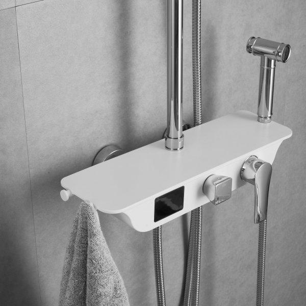 Takduschset komplett paket | Chrissy - Krom Takduschset komplett paket | Chrissy - Krom